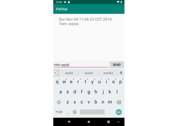 FitChat – screenshot 10