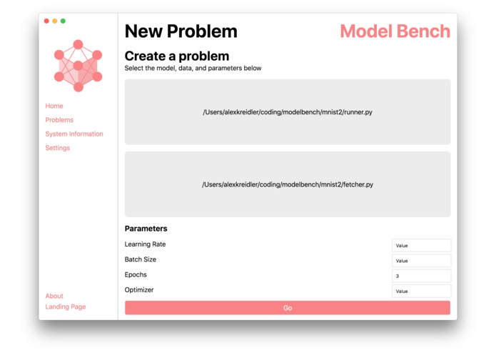 Model Bench – screenshot 3
