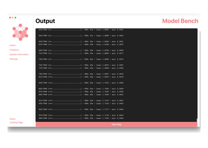 Model Bench – screenshot 10