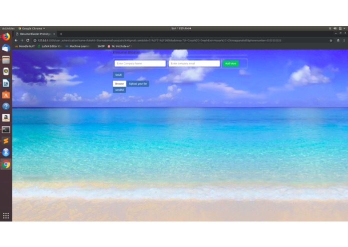 Resume blaster – screenshot 2