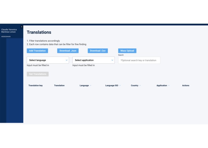 Web based translation services – screenshot 3