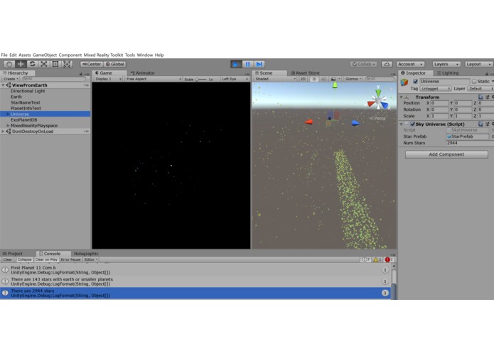 iET, Immersive Exoplanet Telescope – screenshot 3