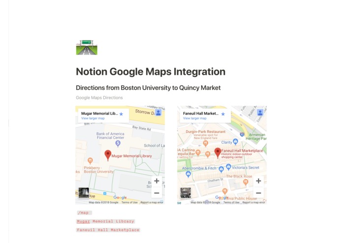 /map Google Maps Integrations – screenshot 1