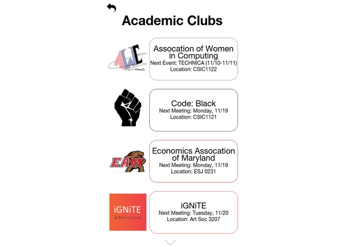 ClubHub – screenshot 7