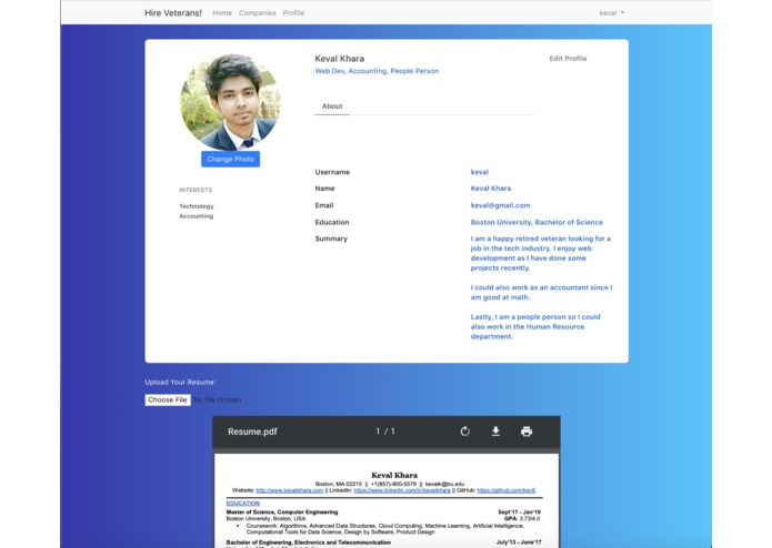 jobs4veterans – screenshot 4