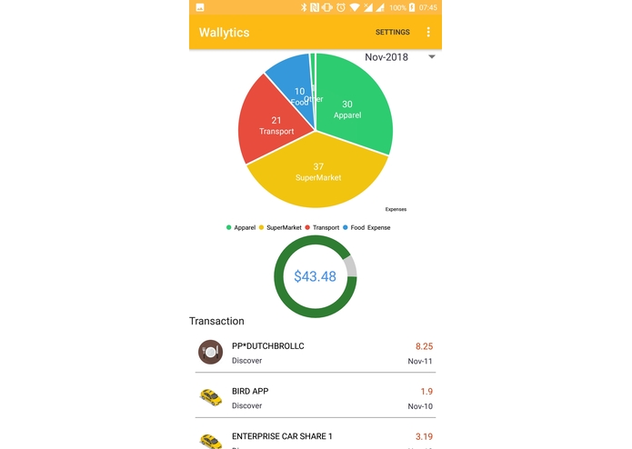 Wallytics – screenshot 4