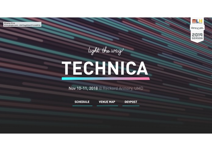 Technica Website – screenshot 1