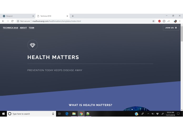 Health Matters – screenshot 1