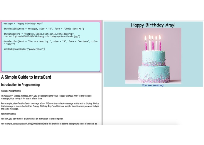 InstaCard – screenshot 1
