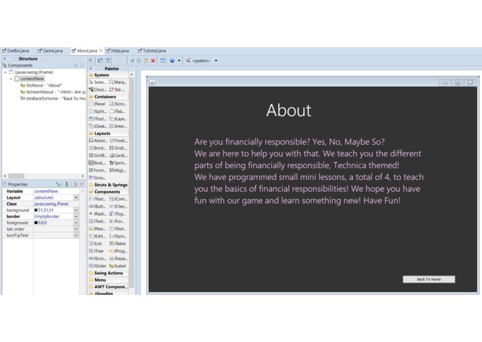 Are You Financially Responsible (Technica Project) – screenshot 3