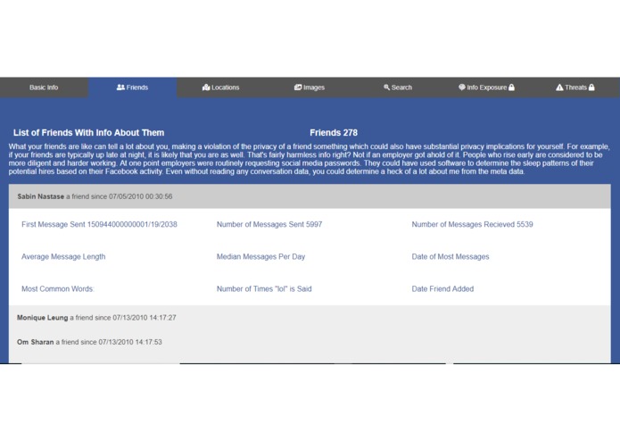 Counter Social Insight – screenshot 3