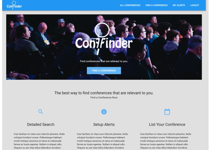ConfFinder – screenshot 1
