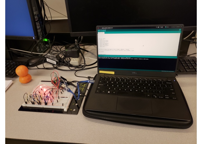 Arduino UNO Binary Clock – screenshot 1