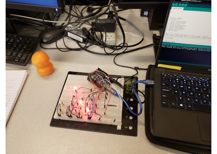 Arduino UNO Binary Clock – screenshot 2
