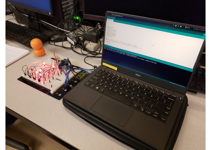 Arduino UNO Binary Clock – screenshot 3