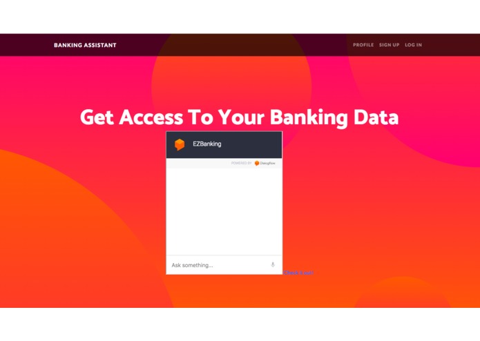 BANKING ASSISTANCE – screenshot 1