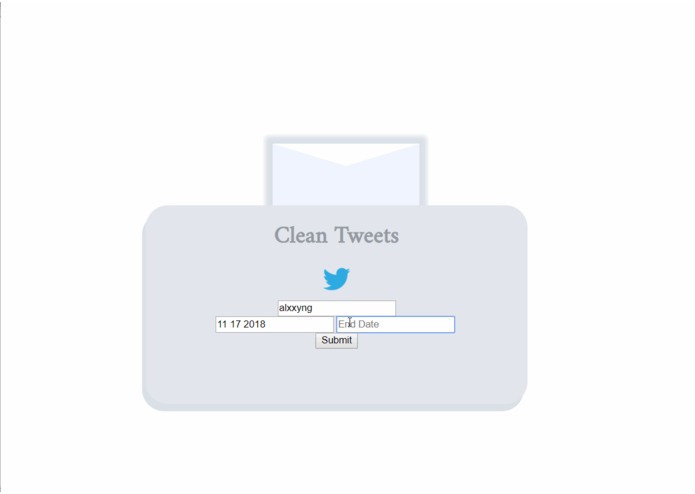 Clean Tweets – screenshot 1