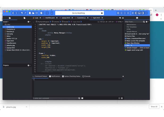 Capital One Chrome Extension (Pikachu Team - Table 8) – screenshot 4