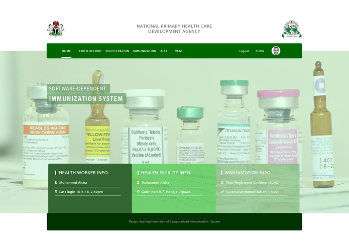 SOFTWARE-DEPENDENT IMMUNIZATION SYSTEM – screenshot 2