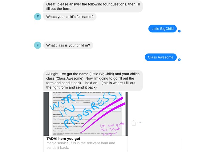 FormBot – screenshot 1