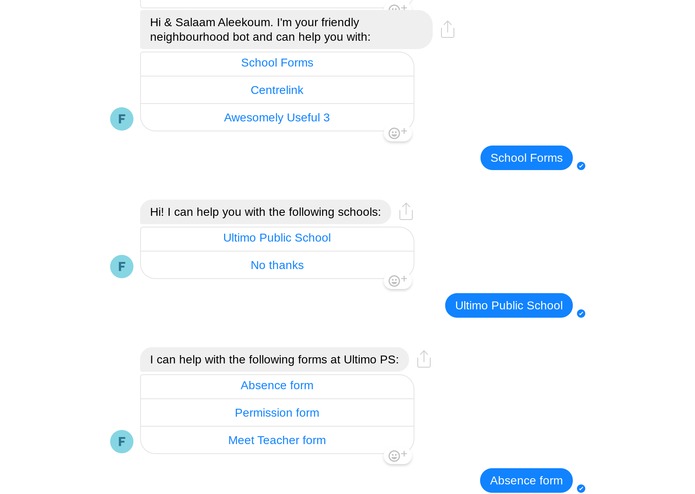 FormBot – screenshot 2