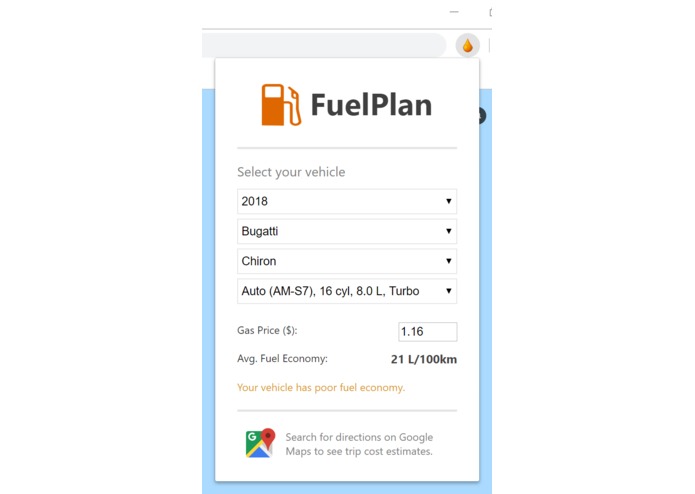 FuelPlan – screenshot 3