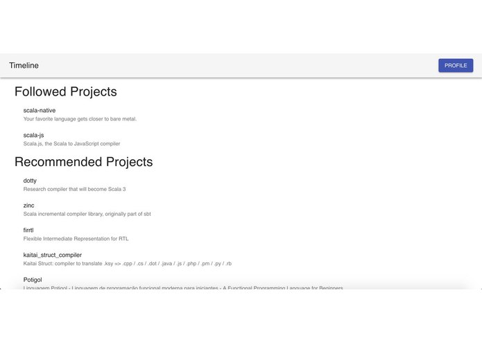 OpenHub – screenshot 2