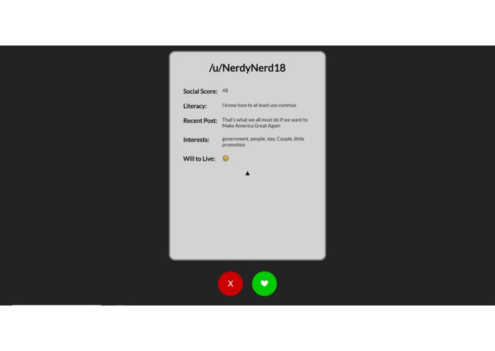Rindr for Teddit, Dating for the Anti-Social – screenshot 2