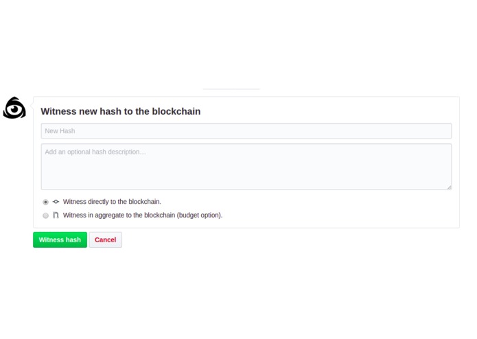 Hash Witnesser – screenshot 1