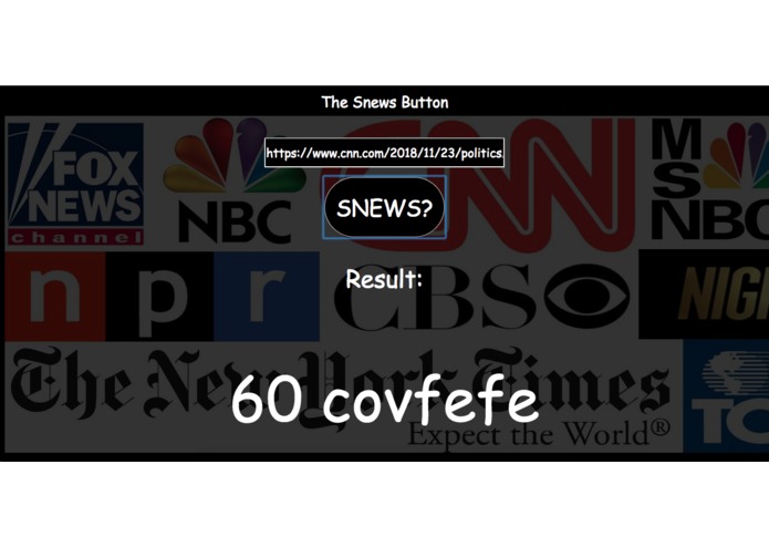 The Snews Button – screenshot 1