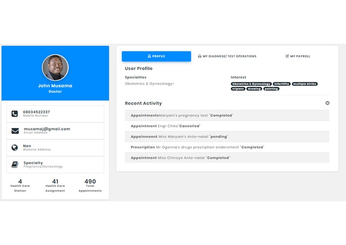 BionicHealthERP – screenshot 2