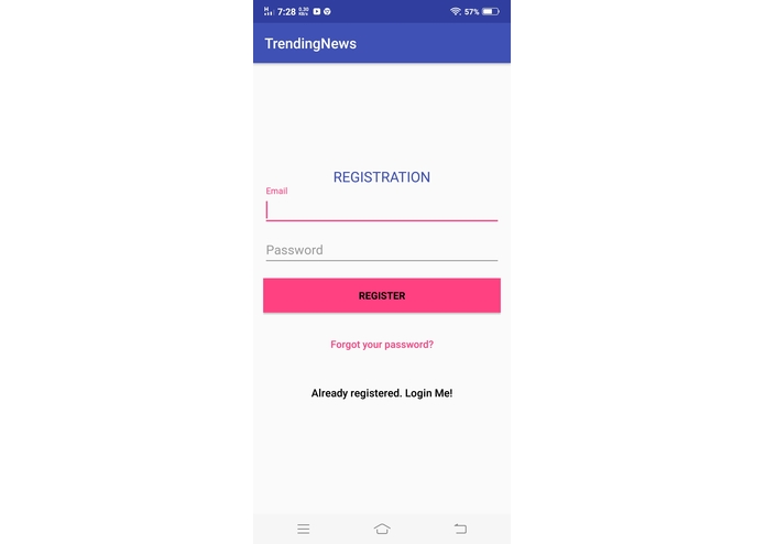 NewsApp – screenshot 1