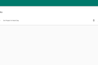 Tasks - Makes your life easy!