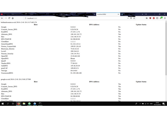 DNS Tester – screenshot 1