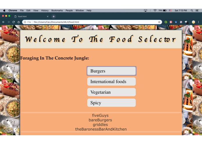 Food App – screenshot 1