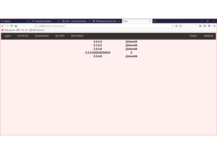 United IP Banning – screenshot 1