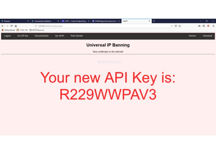 United IP Banning – screenshot 2