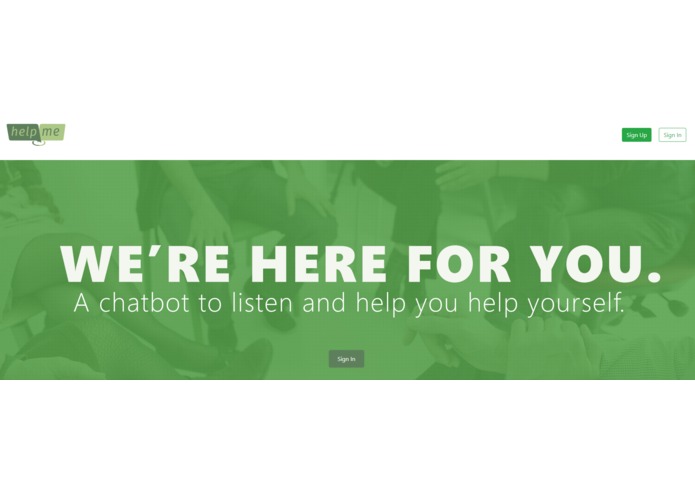 help.me: Emotional Assistance ChatBot – screenshot 1
