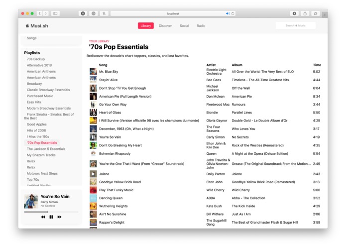 Apple Musi.sh – screenshot 5