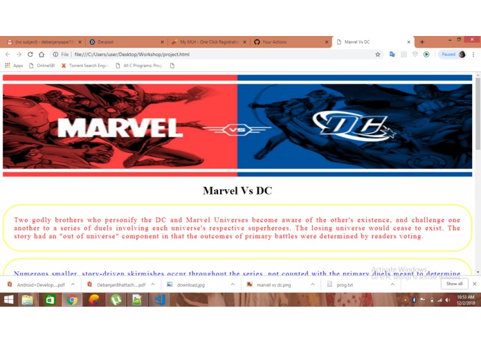 Marvel vs DC – screenshot 2