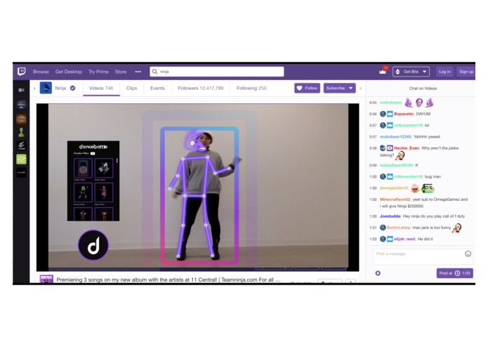 Dancebattle on Twitch – screenshot 2