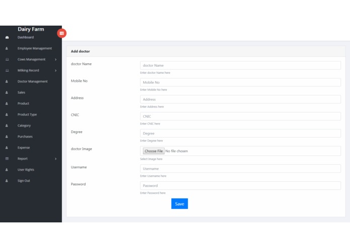 Dairy Herd Management and Monitoring System – screenshot 6