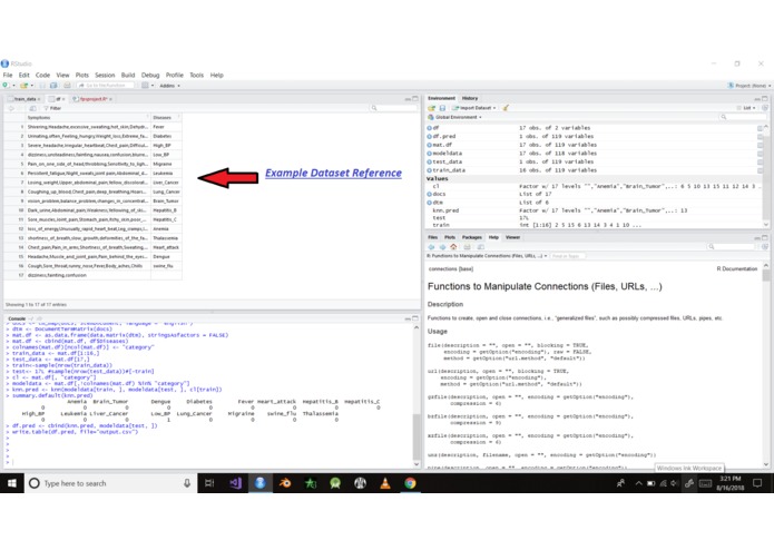 Symptom Disease Sorter made in R – screenshot 4