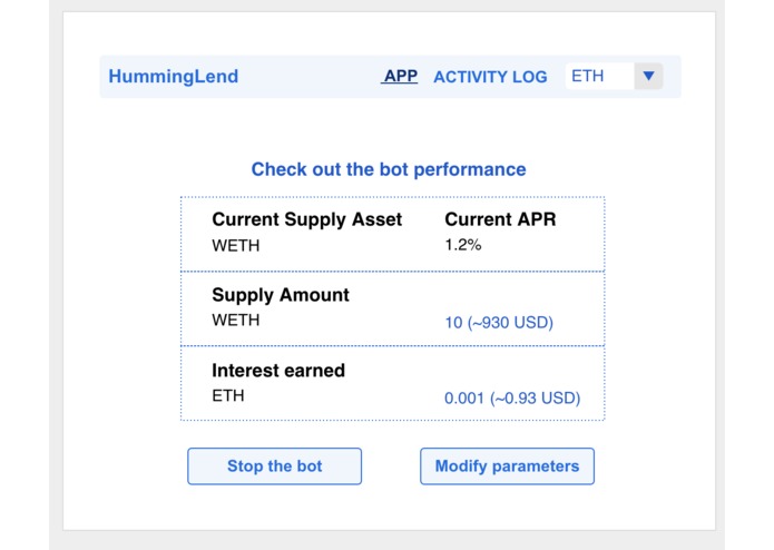 HummingLend – screenshot 4