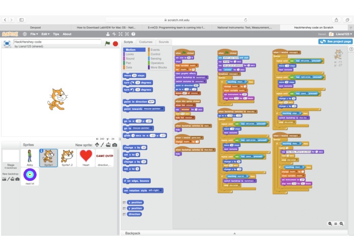 HackHershey Code – screenshot 1