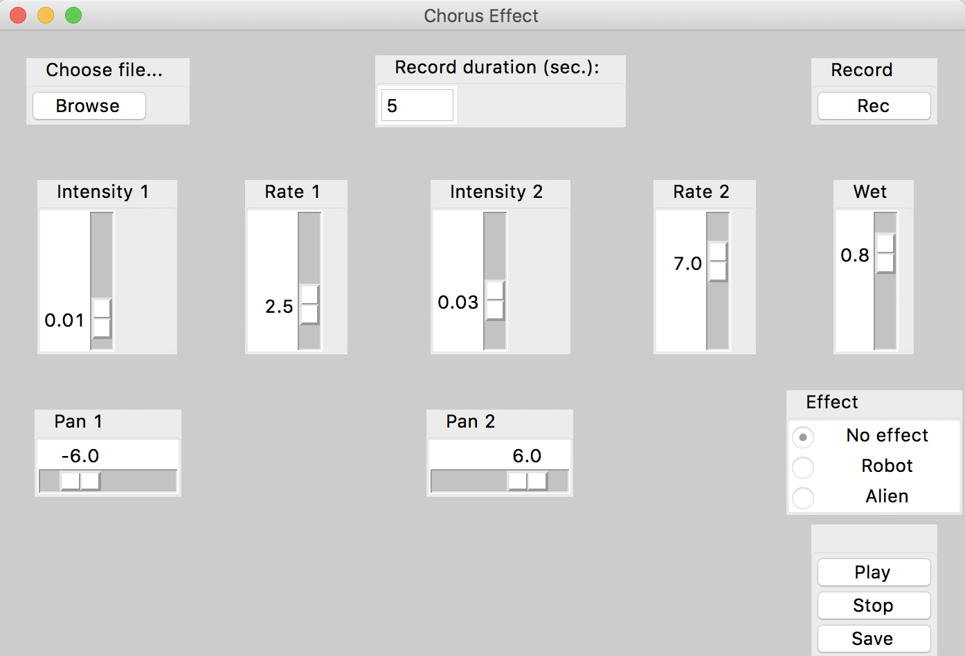 Chorus Effect Devpost