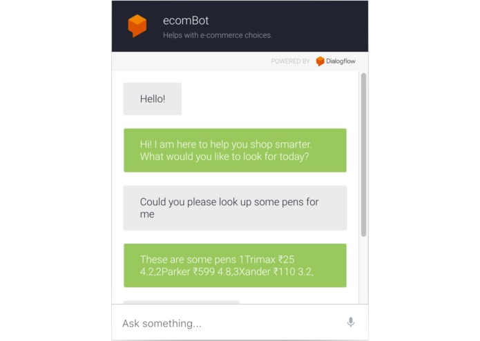 rcBot for e-commerce – screenshot 1