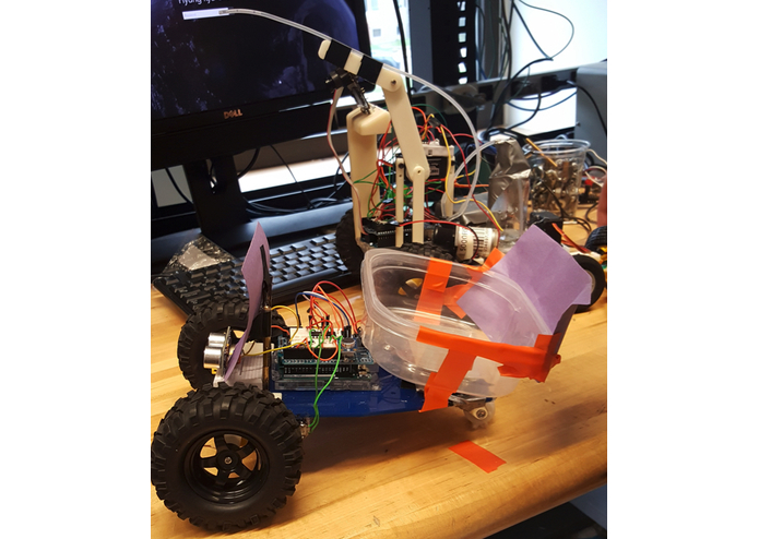 Fire-fighting elderly care robot – screenshot 2