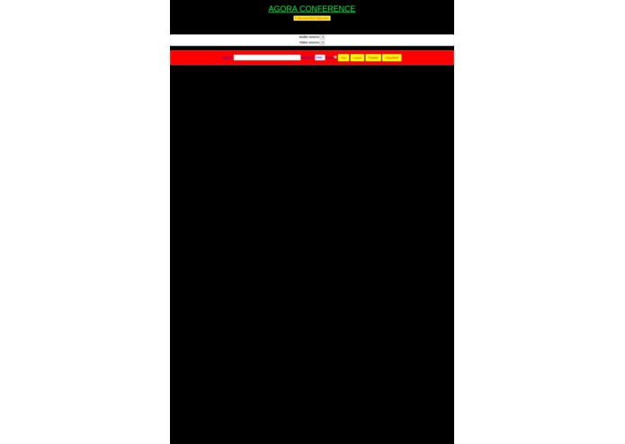 conference-using-agora-sdk – screenshot 1