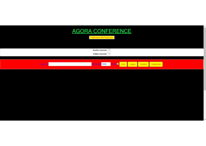 conference-using-agora-sdk – screenshot 2